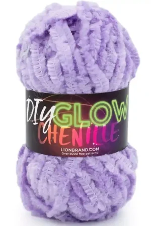 Lion Brand DIY Glow Chenille Popolare