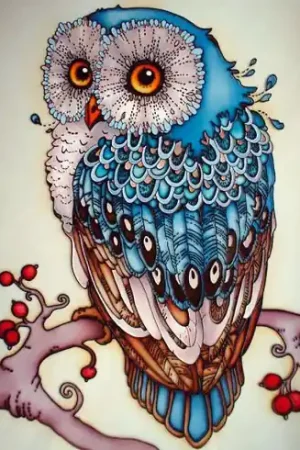 Kit ricamo diamante - Civetta - Collection d'Art Sconto