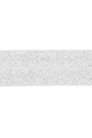 Ruban élastique plat 16 mm - Argenté pailleté x1m Prezzo Ridotto