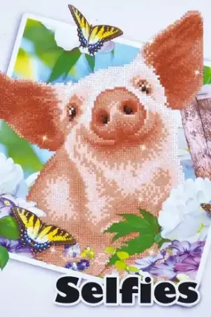 Must-Have Kit ricamo diamante - Bambino porco - Diamond Dotz