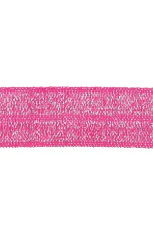 Più Venduto Ruban élastique plat 16 mm - Fuchsia pailleté x1m
