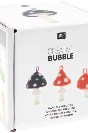 Kit all'Uncinetto - Creative Bubble Shrooom - Rico Design Spedizione Espresso