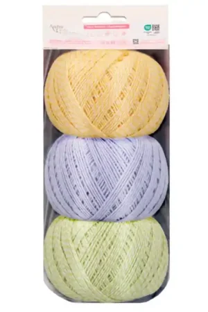 Pack da 3 Gomitoli Anchor Baby Pure Cotton Più Venduto