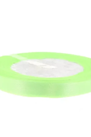 Ruban Satin 10 mm - Vert Fluo x 20 m Direttamente Dal Produttore