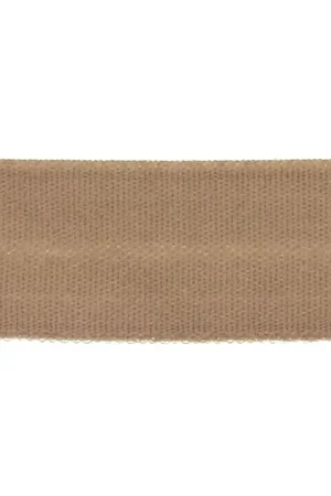 Economico Ruban élastique 15 mm - Beige Foncé x 1m