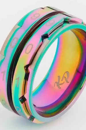 Economico Anello Contagiri Rainbow KnitPro