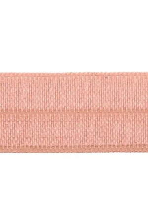 Popolare Ruban élastique satin effet brillant 15 mm - Saumon x 1m