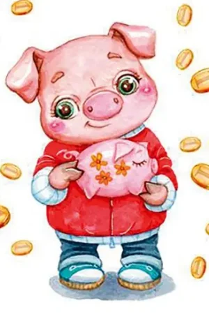 Kit ricamo diamante - Economizzare per un sogno - Wizardi Subito Disponibile