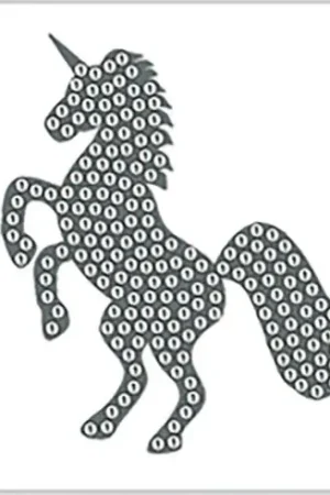 Adesivo da ricamo Diamante - Sticker - Unicorno - Crystal Art D.I.Y Nuova Collezione