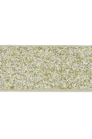 Ruban fantaisie pailleté en matière synthétique 10 mm Gold Glitter x1.2m Professionale