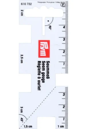 Righello per la Misurazione delle Cuciture in Plastica - Prym Bestseller