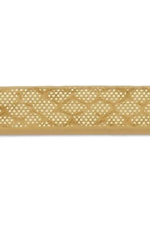 Ruban fantaisie effet reptile en matière synthétique 5 mm Gold Métallisé x1.2m Compra Online