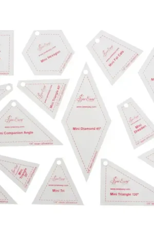 Set di 14 Mini Modelli Variati per Patchwork - Sew Easy Sconto