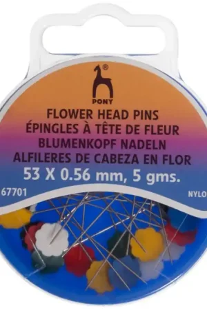 Gli Spilli con Testa di Fiore 53 x 0.56 mm - Pony Affare