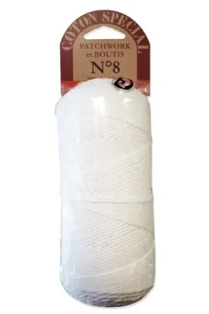 Di Tendenza Filato per quilting - Cotone speciale n°8 bianco - LMC