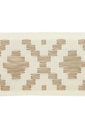 Galon fantaisie losanges 18 mm Beige x1m Offerta Lampo