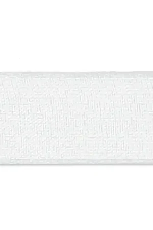 Offerta Lampo Ruban Organza 11 mm Blanc x 1m