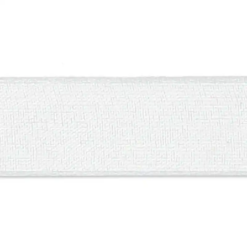 Offerta Lampo Ruban Organza 11 mm Blanc x 1m