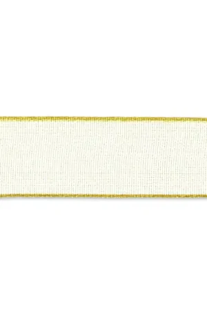 Ruban Organza 6 mm Doré x 1m Popolare