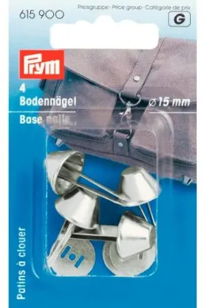 Ultime Pezzi Accessorio per la borsa - 4 chiodini per borse - 15 mm - Prym