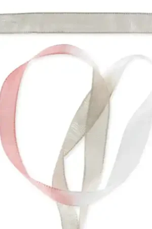 Ruban Tie and Dye 12 mm Rose x 1m Di Tendenza