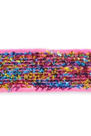 Ruban pailleté 10 mm Multicolore x 2m Miglior Prezzo