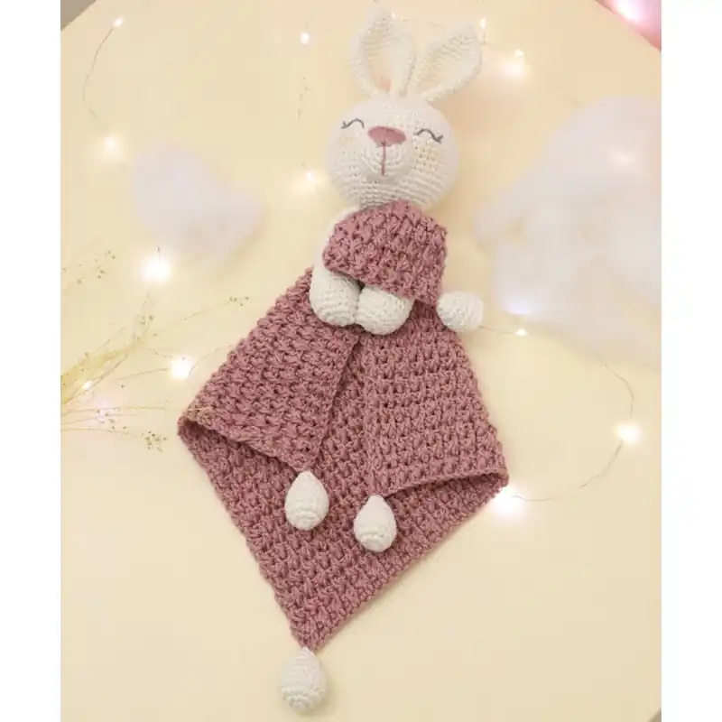 Kit Amigurumi Lovey Blanket - Bunny - Circulo Nuova Collezione