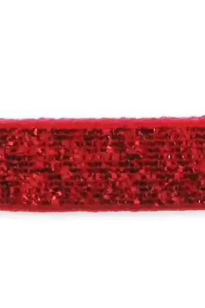 Reso Gratuito Ruban pailleté 10 mm Rouge x 2m