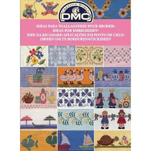 Libro diagrammi - Idee per ricamare speciali asciugamani da bagno - DMC Solo Oggi