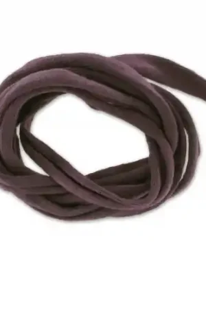 Spedito Oggi Ruban en Jersey recyclé Prune x1m