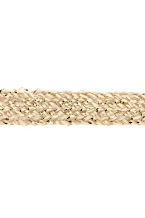 Promo Stagionale Ruban 4 mm Light Gold fil doré x 1m