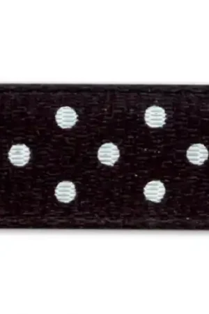 Offerta Lampo Ruban à pois 10 mm Noir x 1m