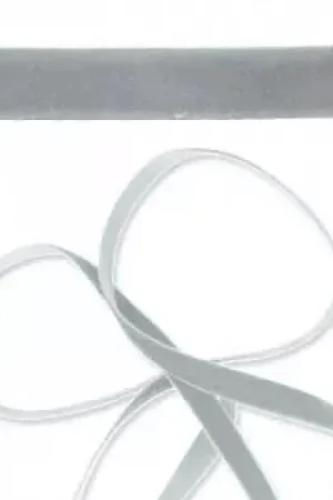Ruban velours 9 mm Gris clair x1m Pagamento Sicuro