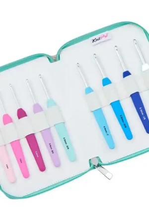 Set di 9 Uncinetti Waves 2.0 Deluxe KnitPro Spedito Oggi