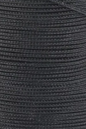 Occasione Imperdibile Tresse de soie 0.8 mm - Noir x1m
