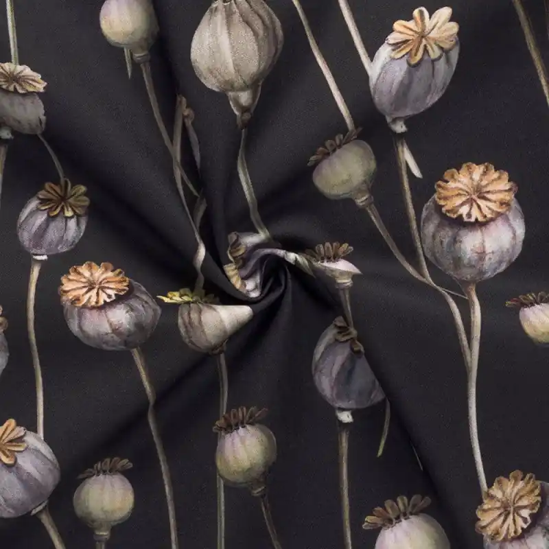 Tessuto in Cotone - Good Vibes - Papavero - Gütermann Direttamente Dal Produttore