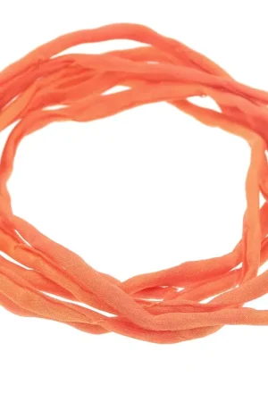 Cordon de soie 2 mm - Orange x1m Subito Disponibile