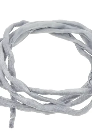 Di Tendenza Cordon de soie 2 mm - Gris x1m