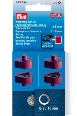 Set per Applicare Bottoni a Pressione 8 y 10 mm - Prym Ultima Occasione