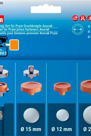 Set per Applicare Bottoni Anorak a Pressione - Prym Prezzo Scontato