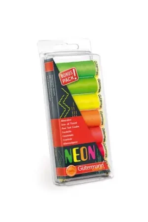 Filo da cucire - Set di 7 fili per cucire Neon - Gütermann Promo Stagionale