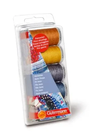Filo da cucire - Set di 7  filo a cucire Jeans - Gütermann Offerta Del Giorno