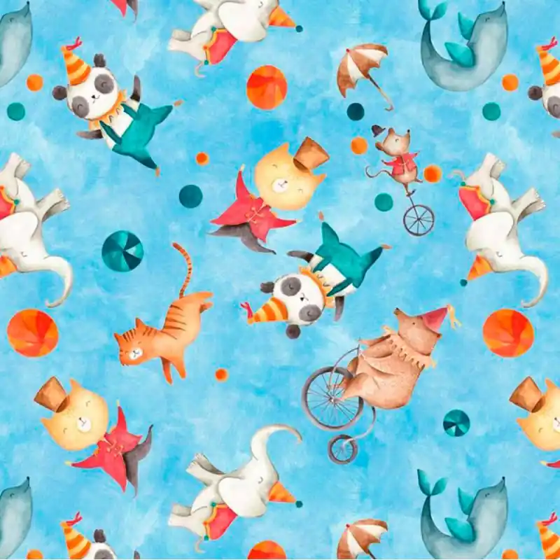 Tessuto Popeline - Circo Consegna Rapida