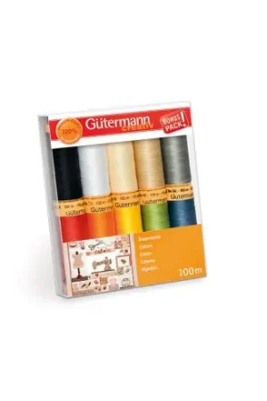 Filo da cucire - Set di 10 fili per cucire - Gütermann Prezzo Scontato