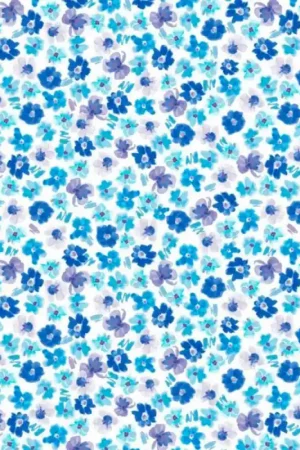 Tessuto Popeline - Fiori Multi Solo Oggi