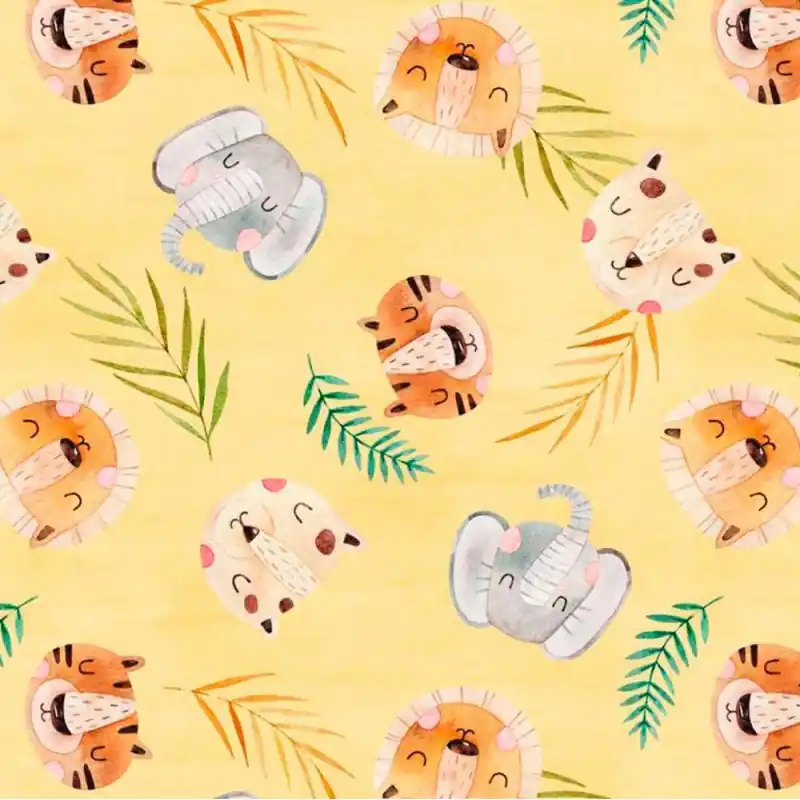 Tessuto Popeline - Giungla Prezzo Di Fabbrica