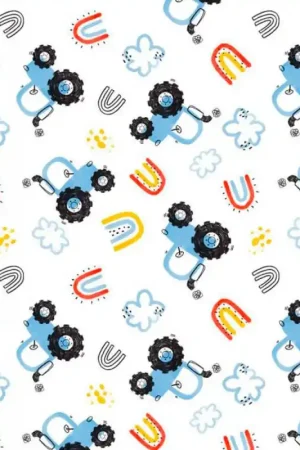 Sconto Tessuto Popeline - Trattori