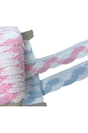 Passamaneria Pizzo Merletto Cotone Tombolo Smerlato Rete Punta Bicolore Alto 25 Mm Acquista Ora