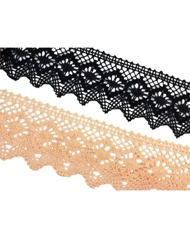 Passamaneria Merletto Tombolo Cotone Pizzo Punta Alto 7 Cm Più Venduto