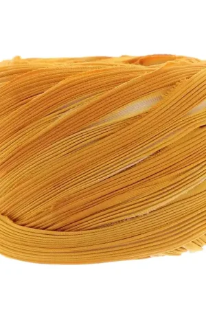 Ruban twill de soie Shibori Ecru Gold x10cm Prezzo Basso